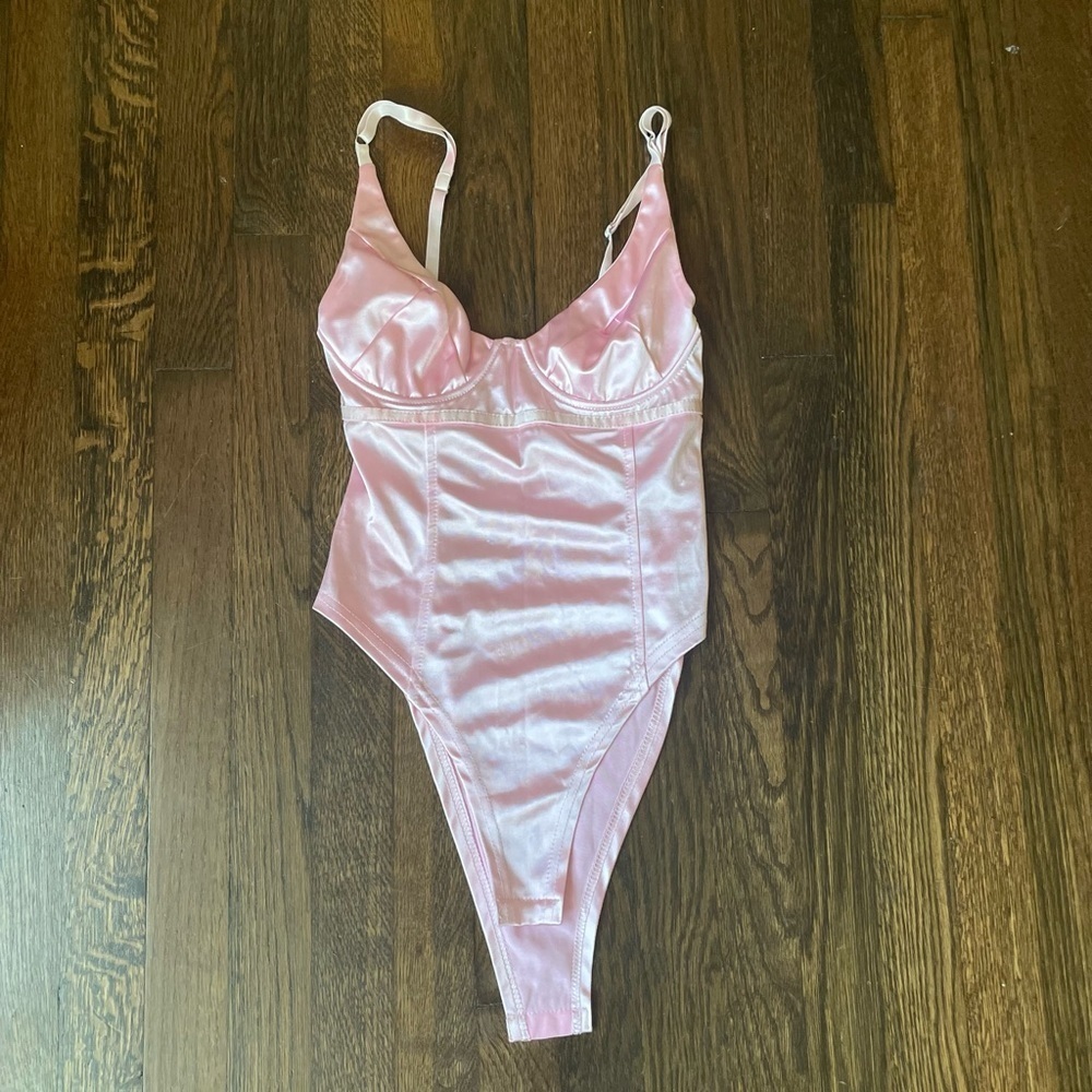 Amazon light pink bodysuit